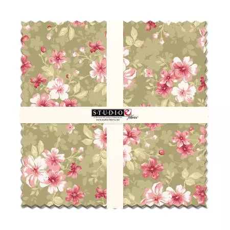 10in Squares, Elizabeth, 42pcs