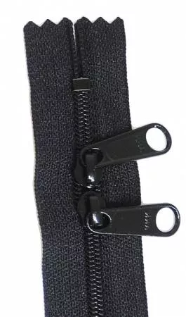 24” Zipper Black Double Pull