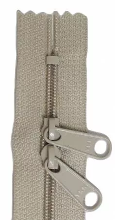 24" Zipper Tan Double Pull