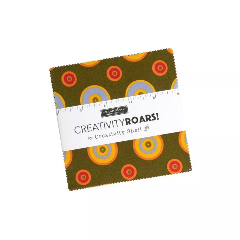 47540pp-creativity-roars-charm-pack-moda-precuts 47540PP Creativity Roars Charm Pack Moda Precuts