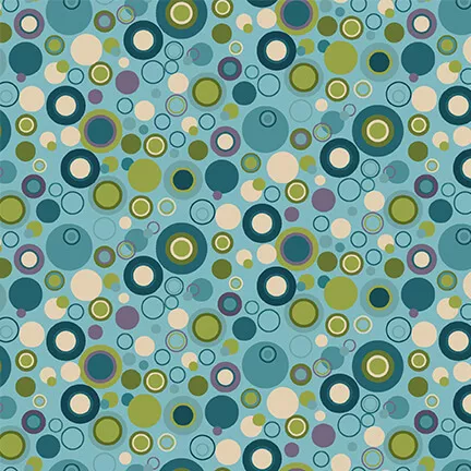 9612-11 Light Blue || Bubble Dot Basics