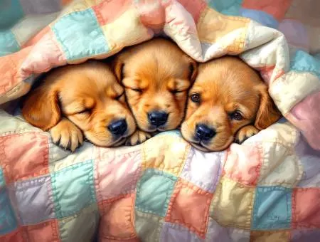 Adorable Pups Puzzle 300pc