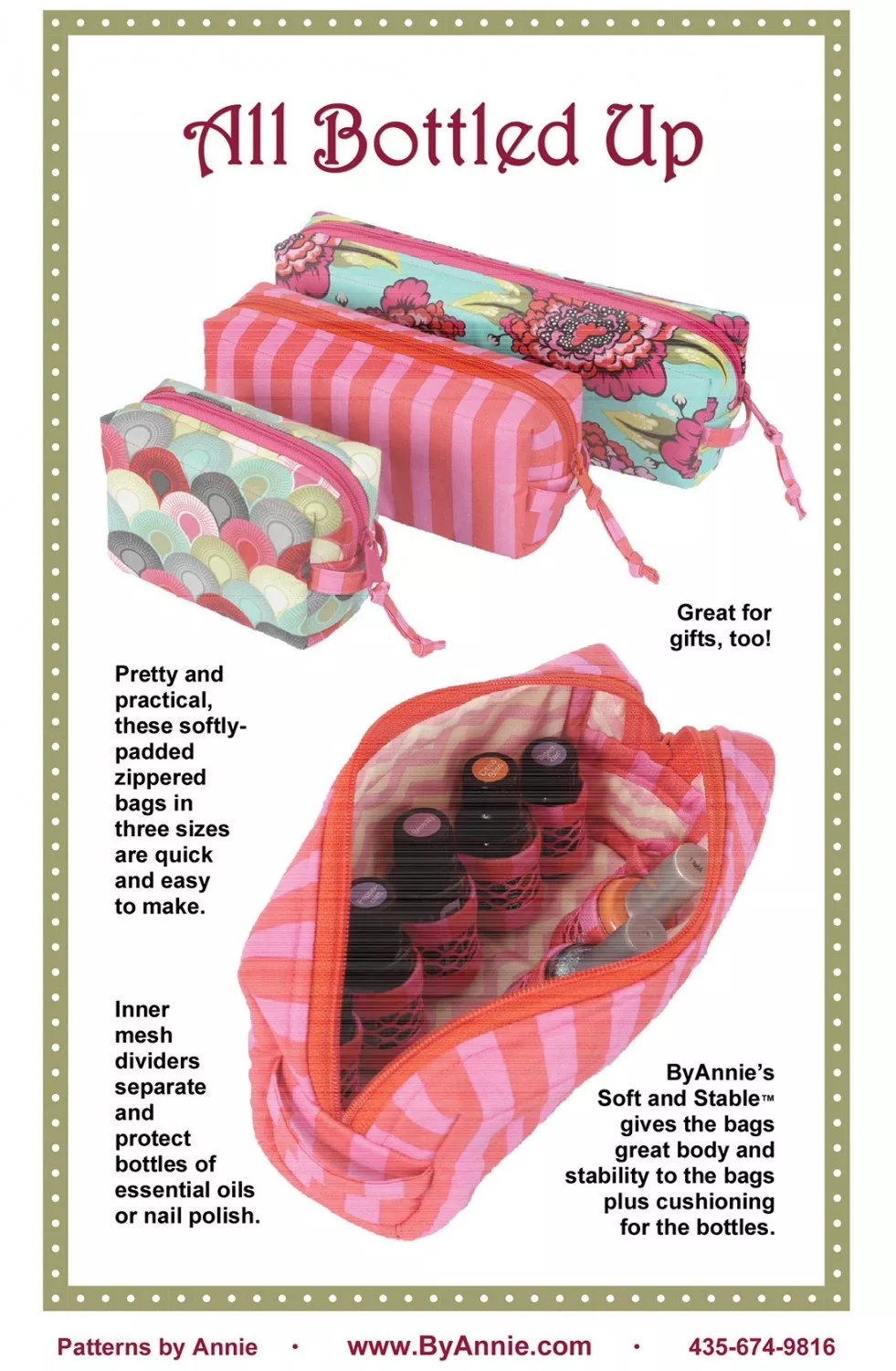 All Bottled Up Bag Pattern