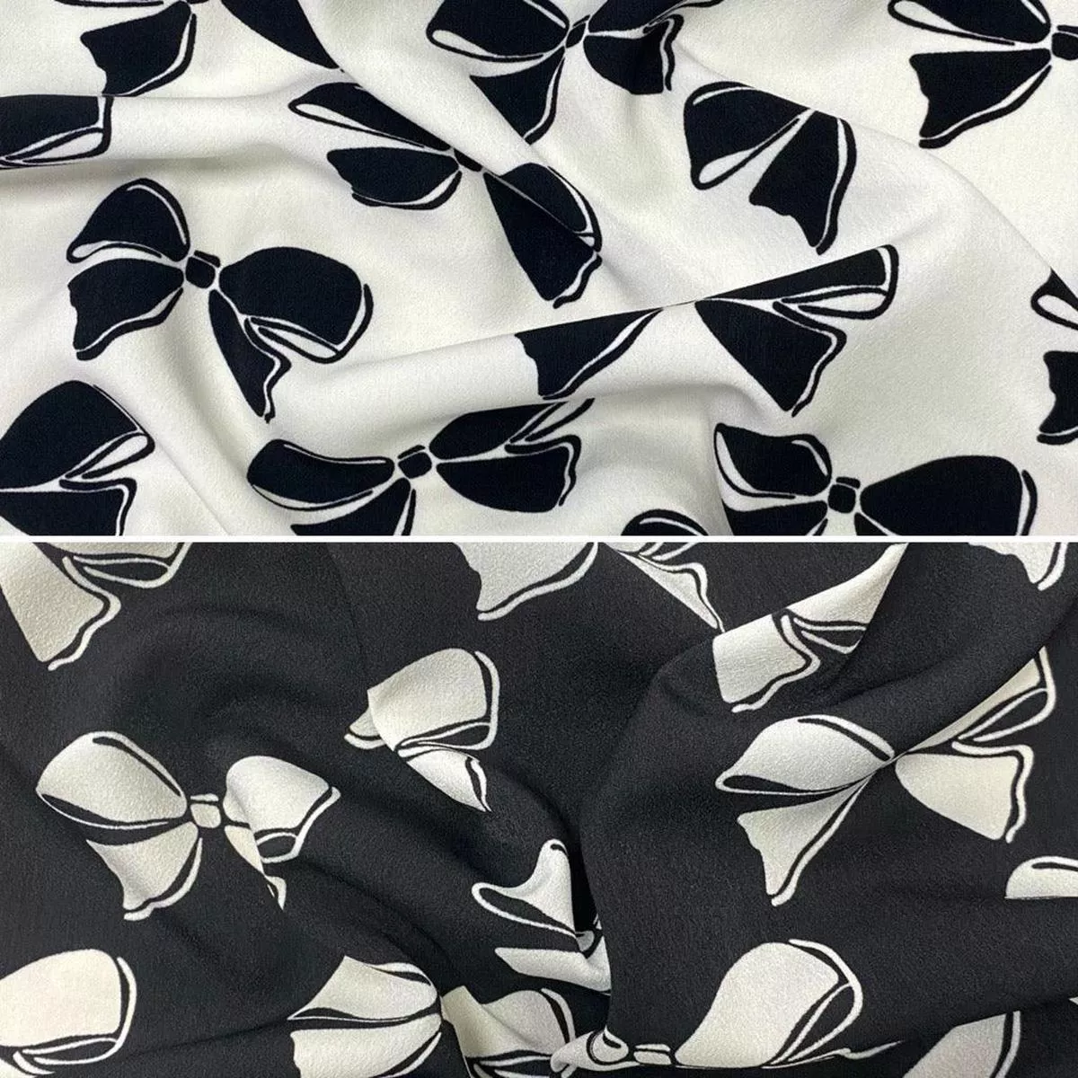 all-over-bows-polyester-fabric All Over Bows Polyester Fabric