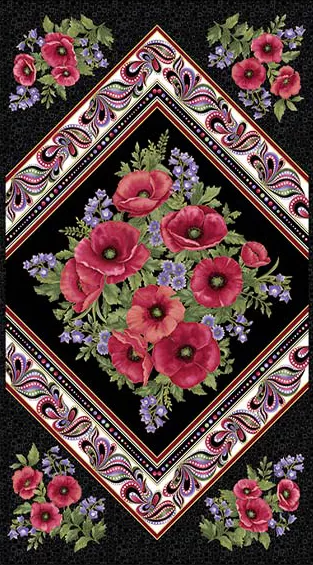 amazing-poppies-panel-black Amazing Poppies Panel (Black)