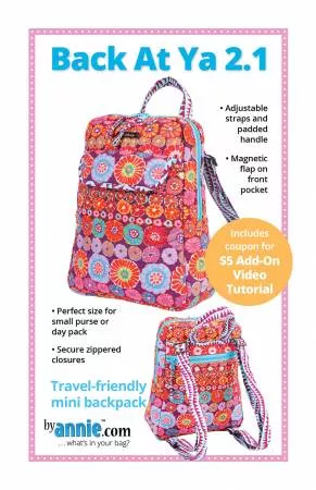 Back At Ya 2.1 Bag Pattern