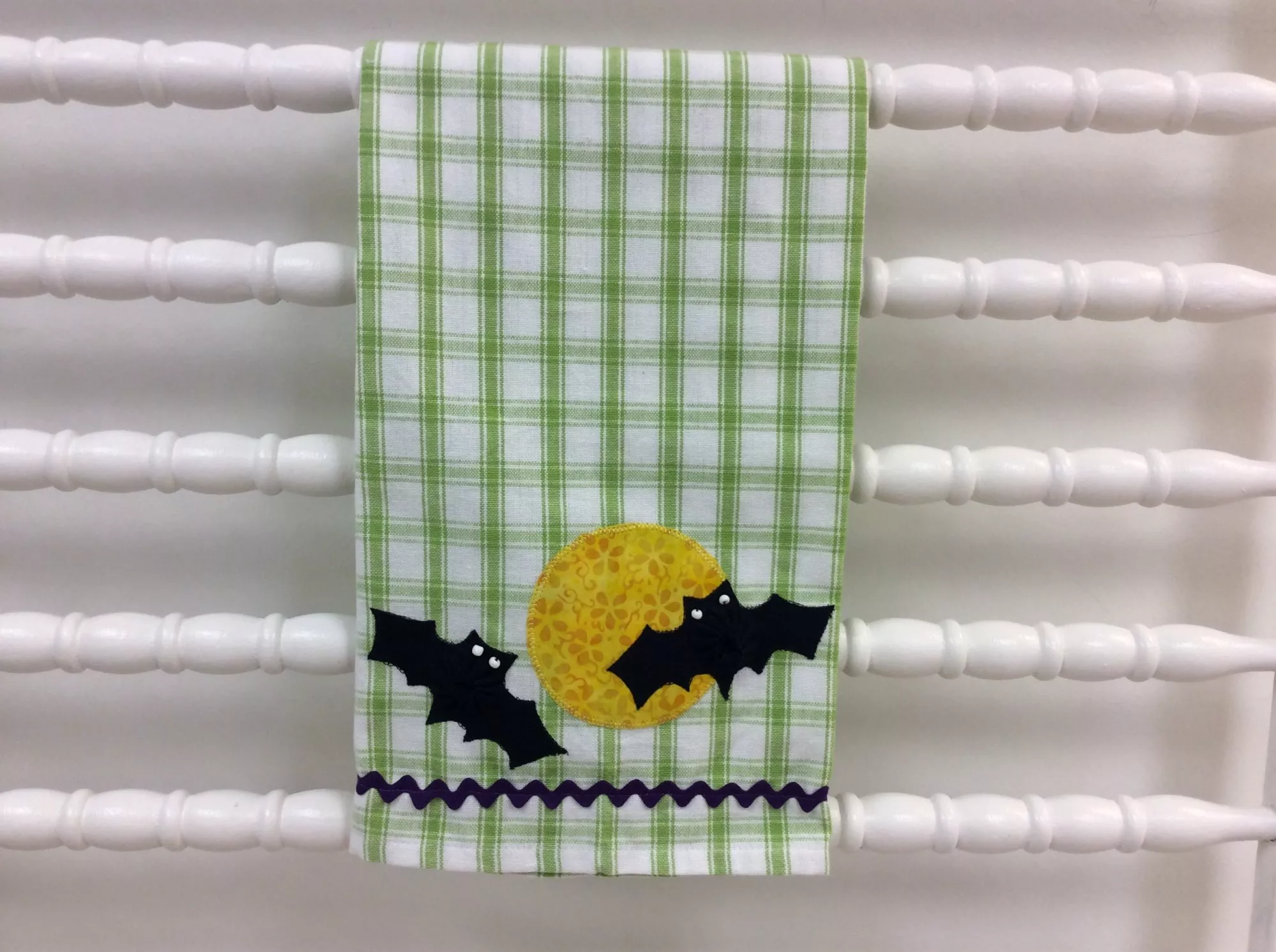 Bats and Moon Tea Towel Kit