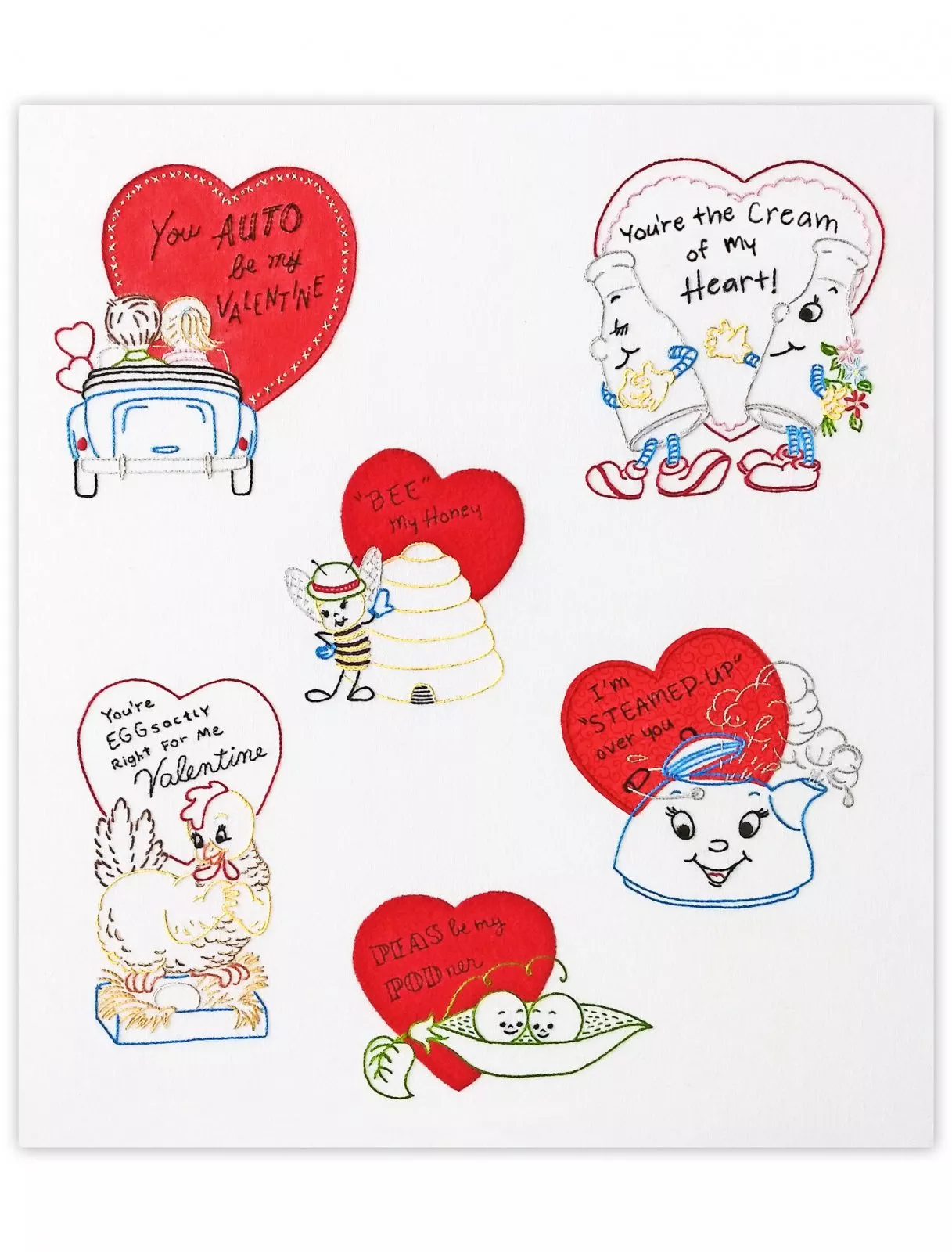Be Mine Hand Embroidery Pattern