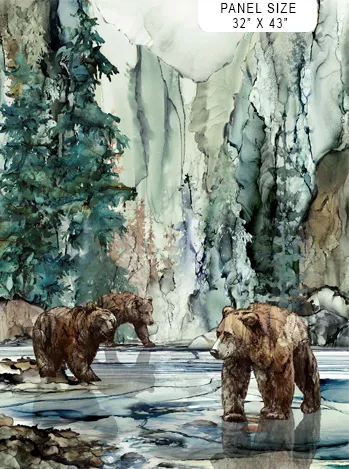 BEAR PANEL 32" DP25165-74