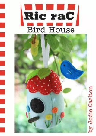 Bird House Wool Felt Pattern