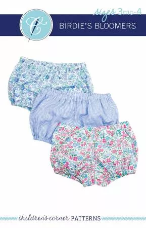 Birdie's Bloomers Pattern CC Size 3m-4