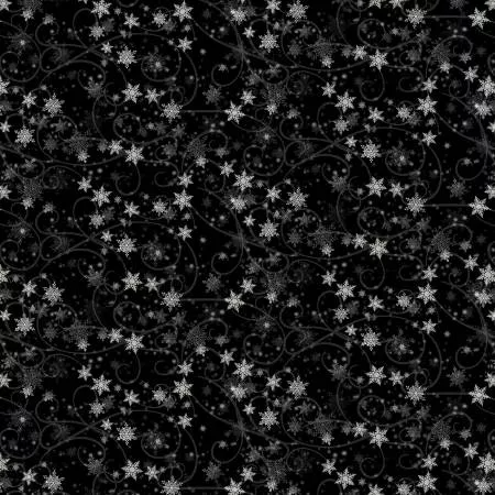 Black Snow Flakes