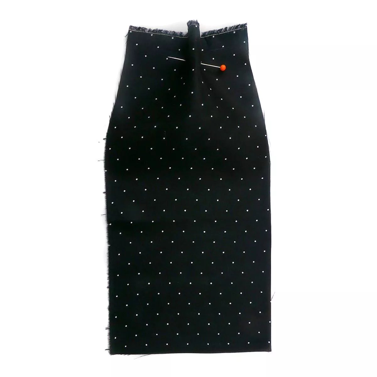 Black Viscose Polka Dot Lining