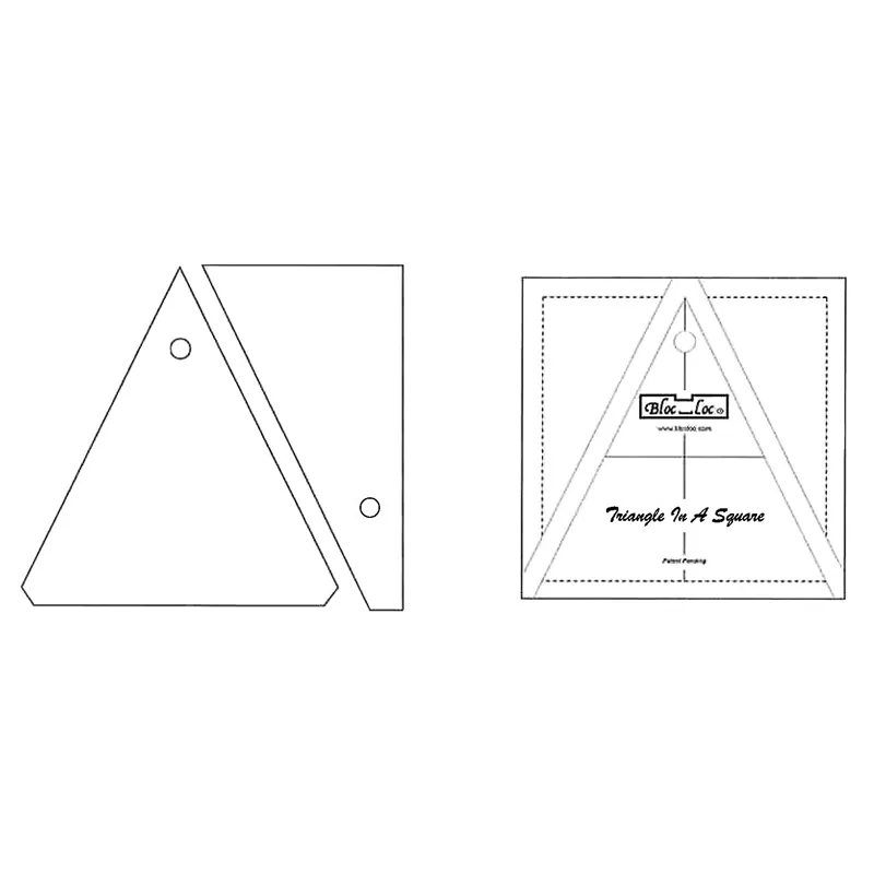 Bloc Loc Triangle in A Square 2 x 2