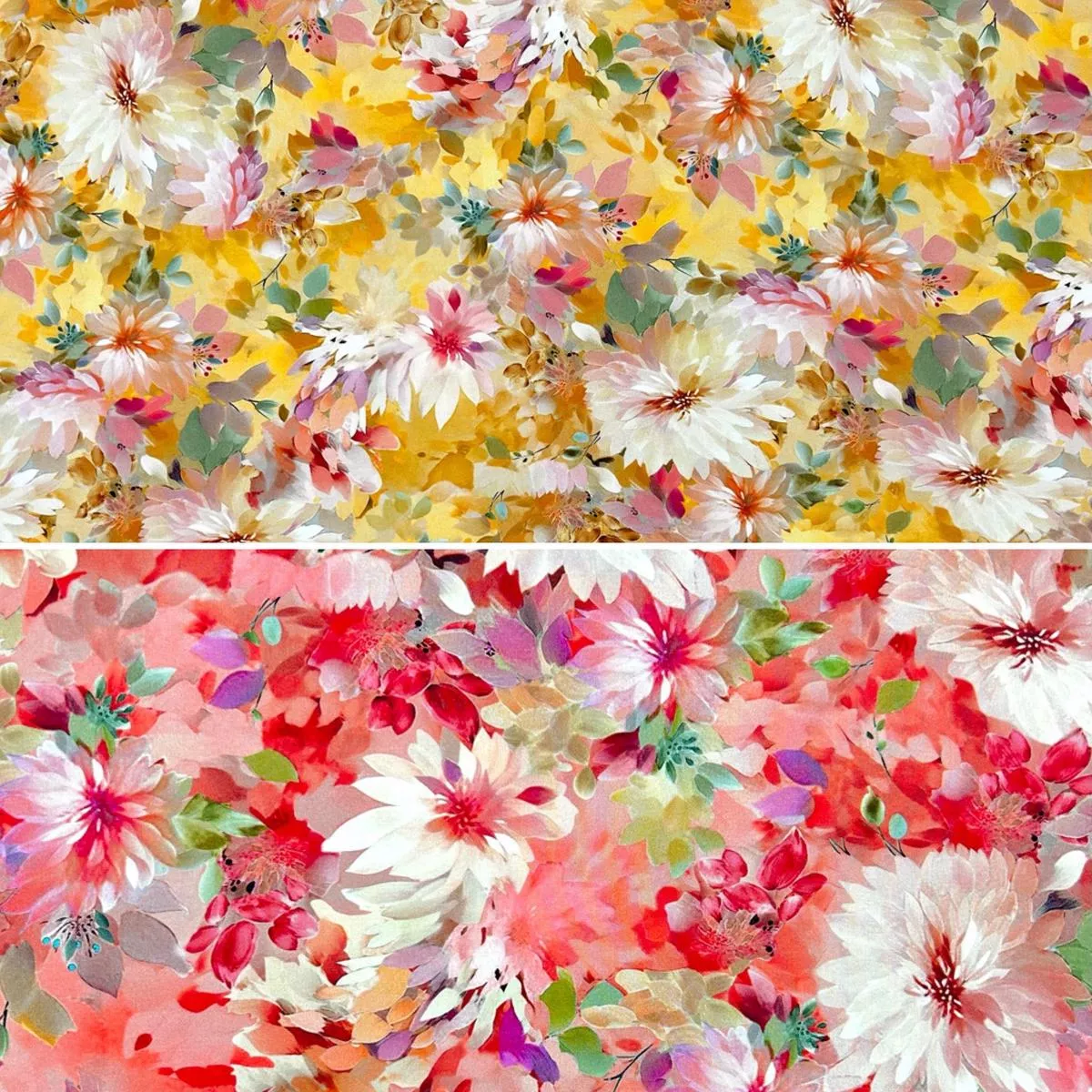 Bloom Symphony Viscose Fabric