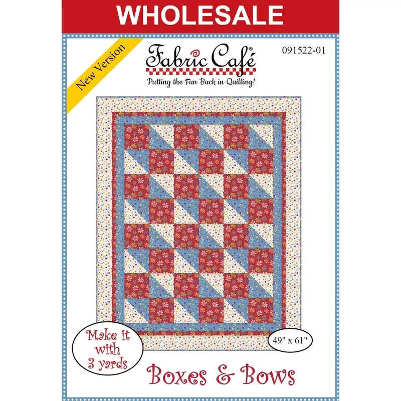 boxes-bows-3-yard-quilt-pattern Boxes & Bows 3-Yard Quilt Pattern