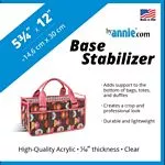 bs110-5-75x12-base-stabilizer-patterns-by-annie BS110 5.75x12" Base Stabilizer Patterns By Annie