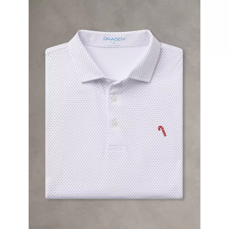 CAPTAIN COOL POLO | CANDY CANE | WHITE WHITE