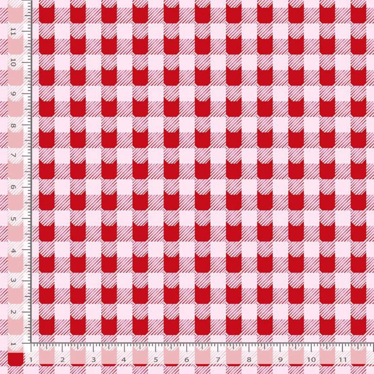 Cat Plaid Peppermint by Dear Stella Studio