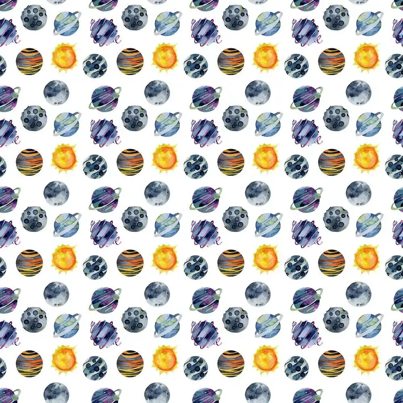 Children’s Space Pattern #8 Fabric