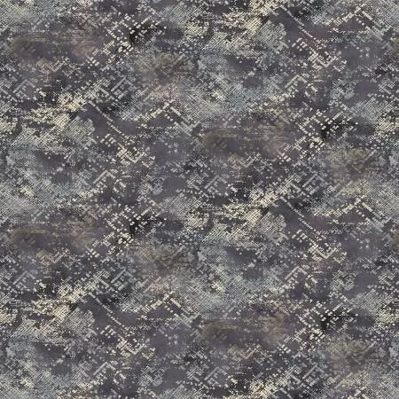Chocolate Distressed Geo