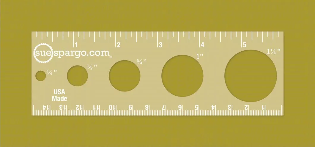 Circle Ruler - Creative Stitching Tools - Sue Spargo