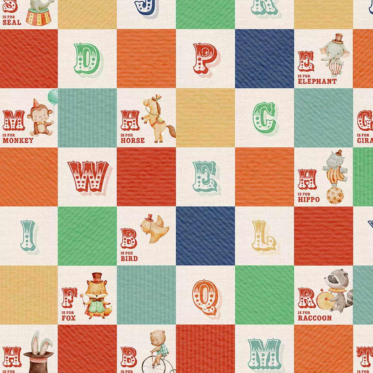 Circus Letter Grid – Rayon
