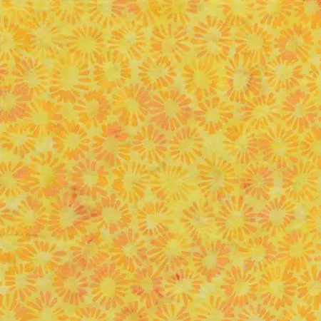 Citrus Sliced Circles Batik