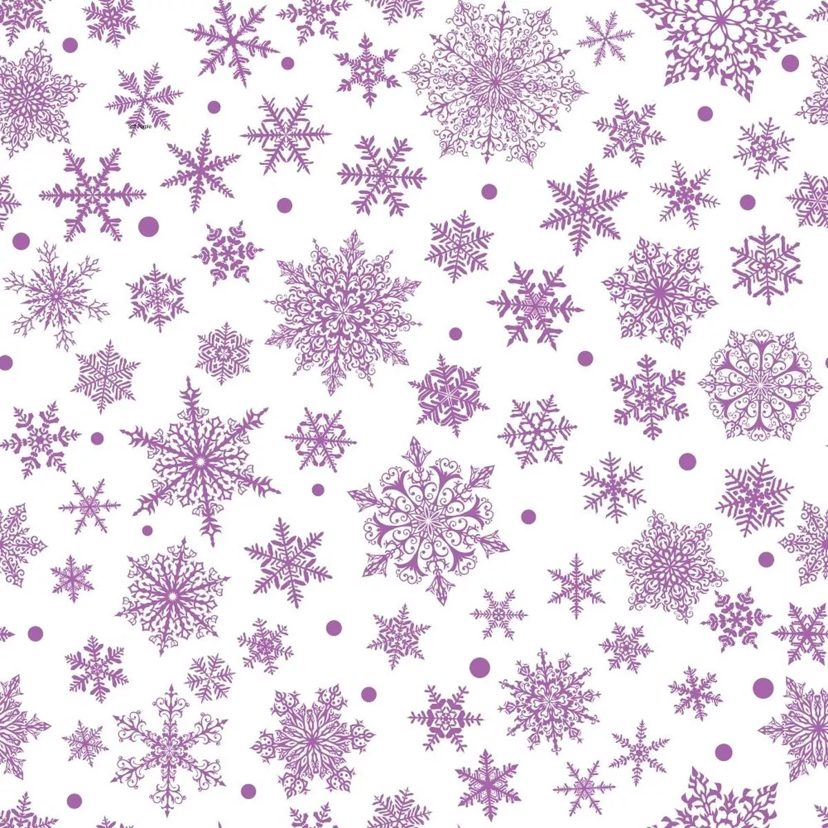 complex-snowflakes-fabric-soft-purple Complex Snowflakes Fabric – Soft Purple