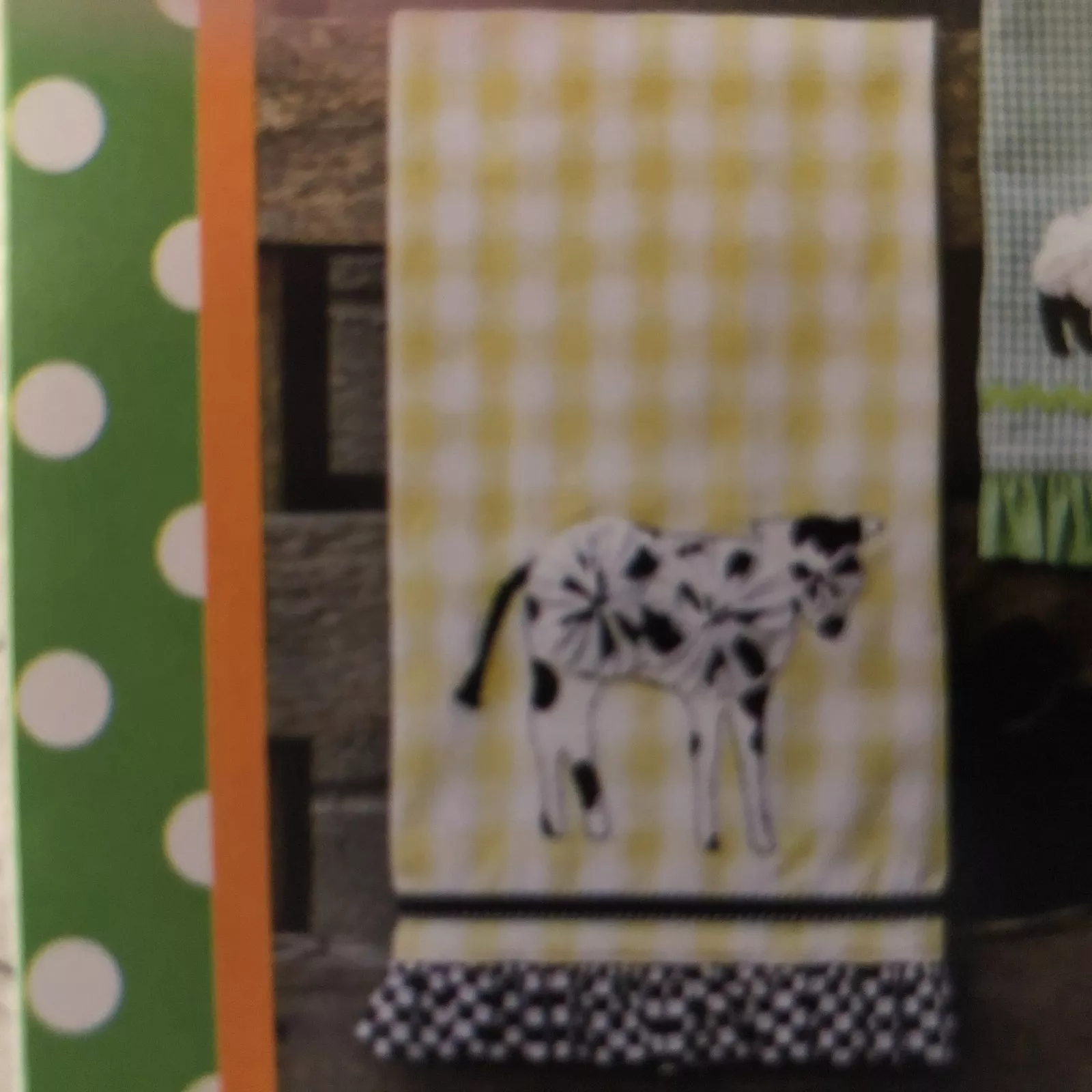Cow Tea Towel Kit