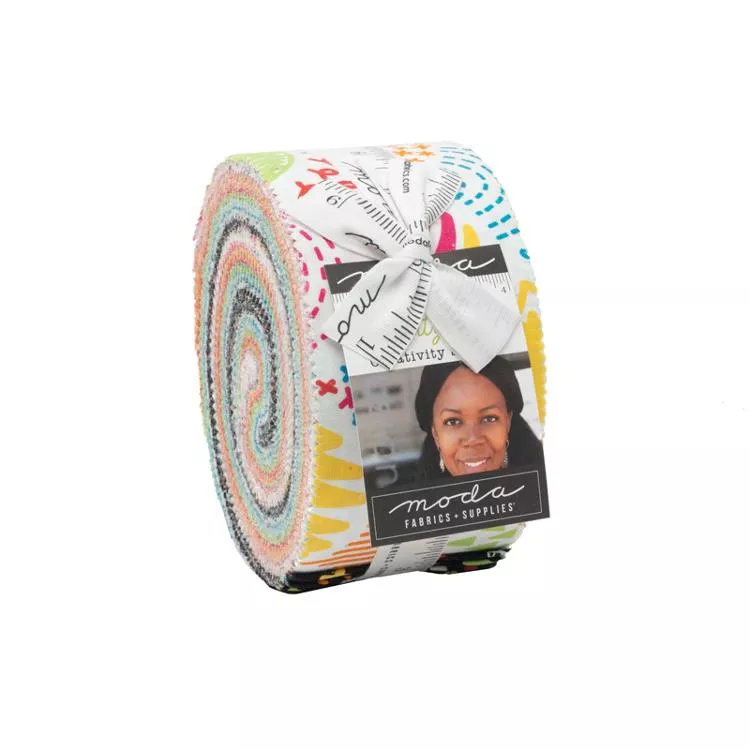 Creativity Glows Jelly RollÂ 47530JR Moda Precuts#1