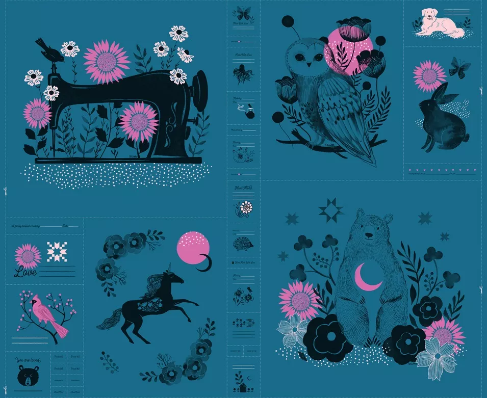 Crescent Panel (Teal)