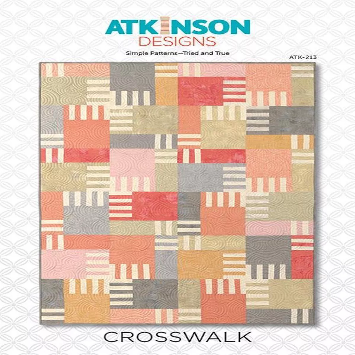 Crosswalk Quilt Pattern by Atkinson Design