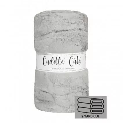 Cuddle Cut Luxe 2 Yard Hide Silver