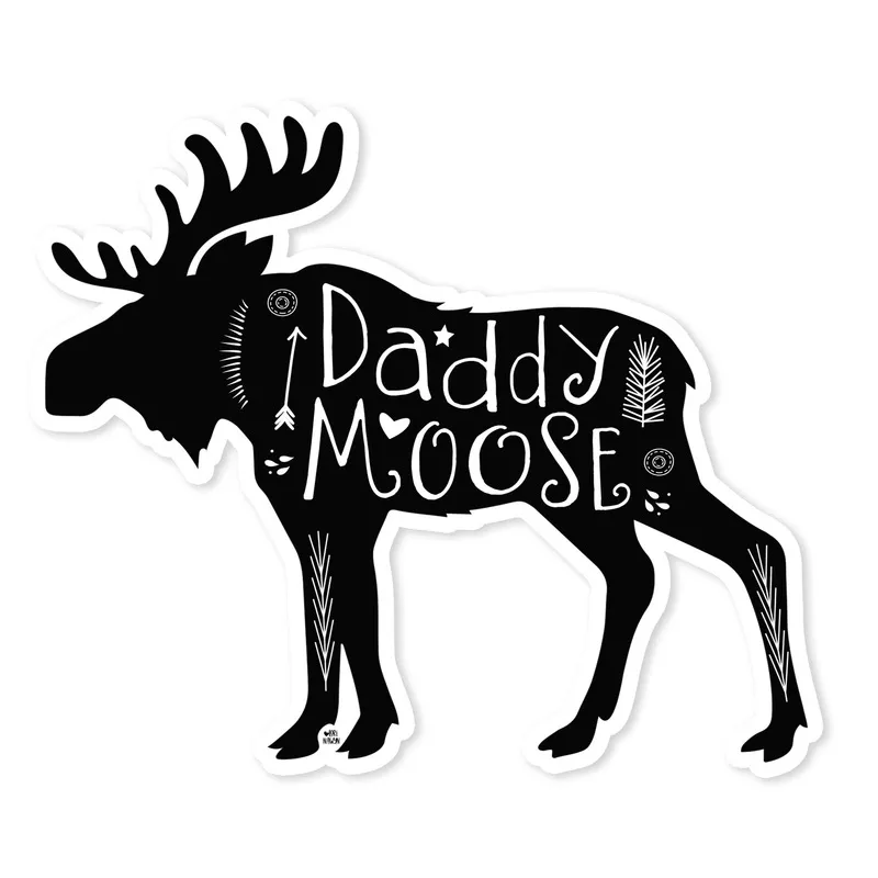 daddy-moose-sticker Daddy Moose Sticker