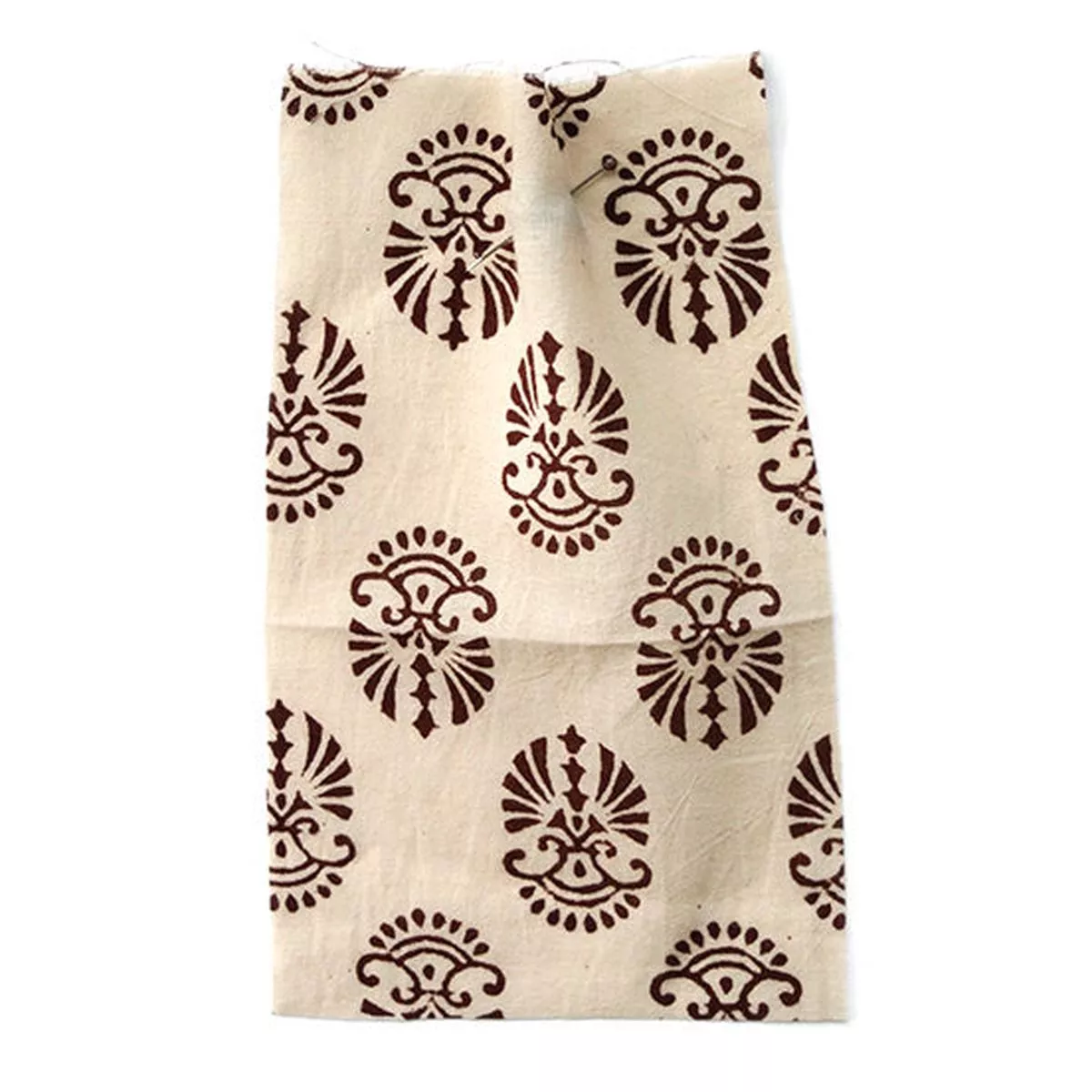 Damask Blockprint Brown