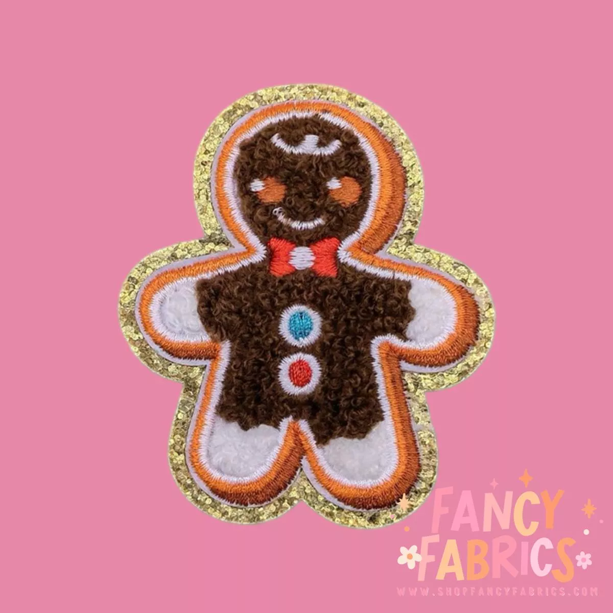 Decorated Gingerbread | Iron On Patch