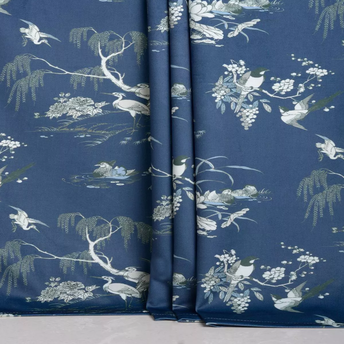 deep-aqua-fabric-by-yard-navy-blue ‘Deep Aqua’ Fabric by the Yard (Navy Blue)