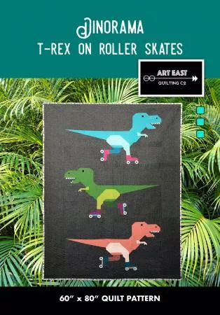 Dinorama T Rex Quilt Pattern