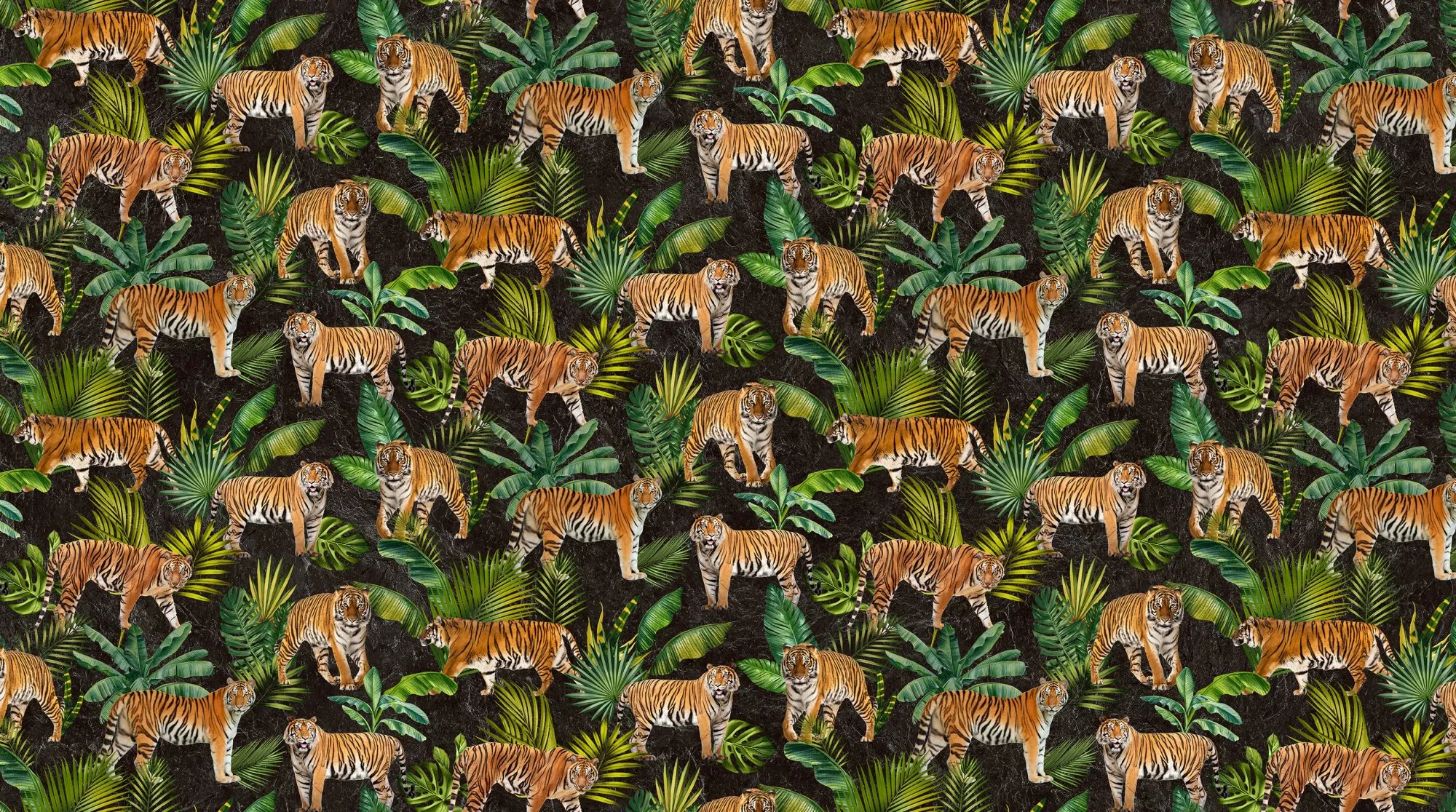 DP25520-99 Black Multi Jungle Queen