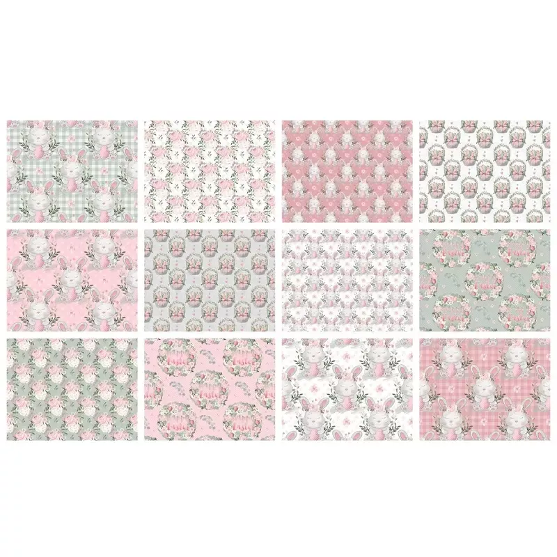 easter-bunny-fat-eighth-bundle-12-pieces Easter Bunny Fat Eighth Bundle – 12 Pieces