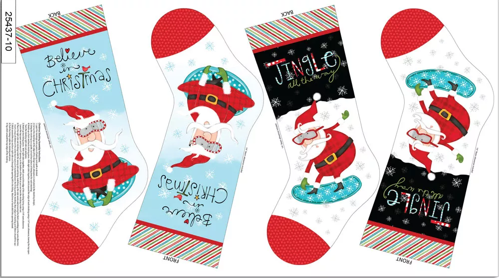 Extreme Santa Stocking Panel