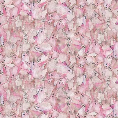 Faboolous Light Fuchsia Halloween Digital Ghosts