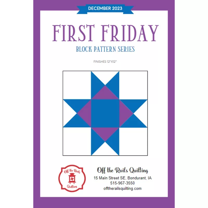 First Friday – 2023 December Block Pattern