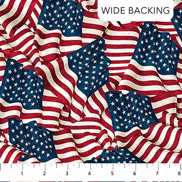 Flag 108 WIDE Backing Navy Multi 27882-49