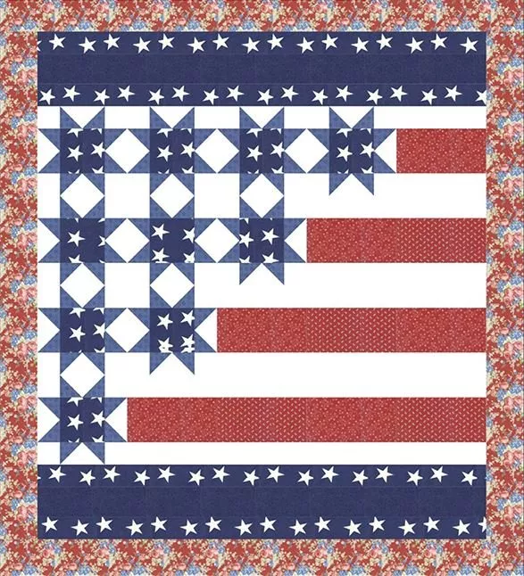 flags-waving-quilt-kit Flags Waving Quilt Kit