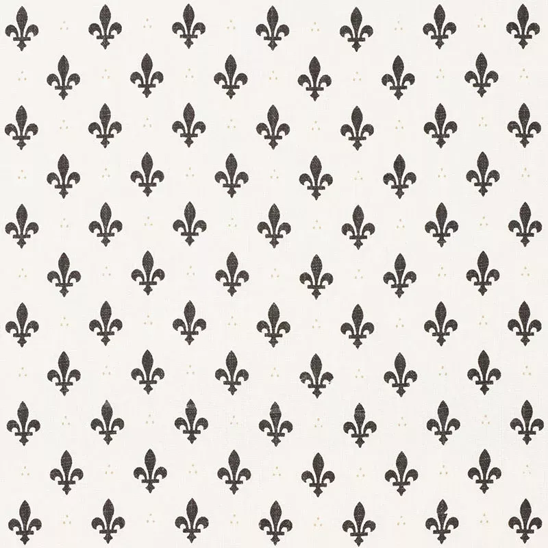 FLEUR DE LIS CHARCOAL