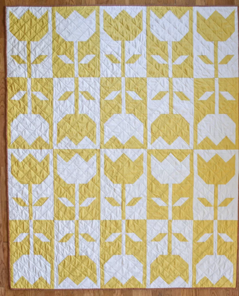 Flower Block Quilt Pattern