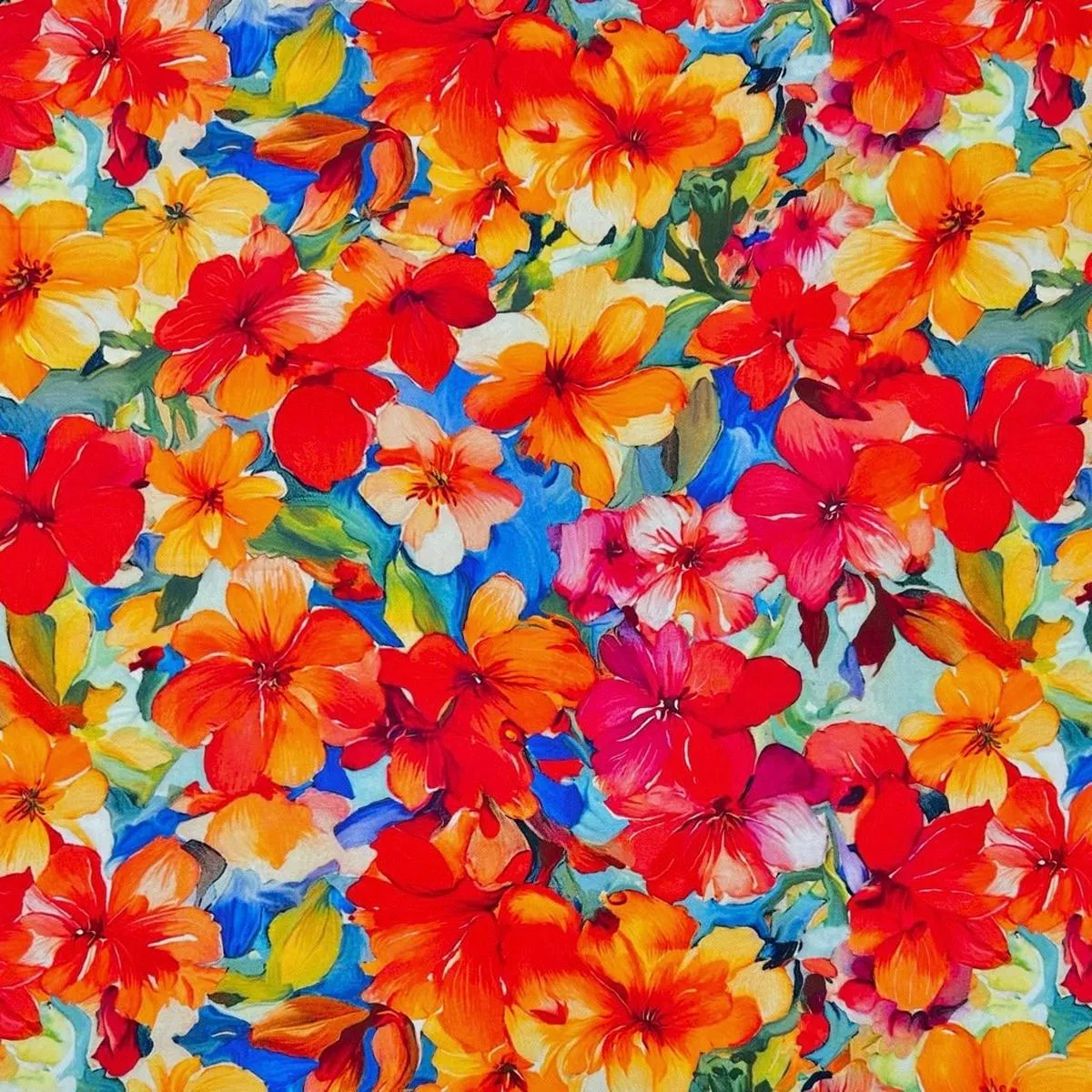 Flower Radiance Viscose Fabric