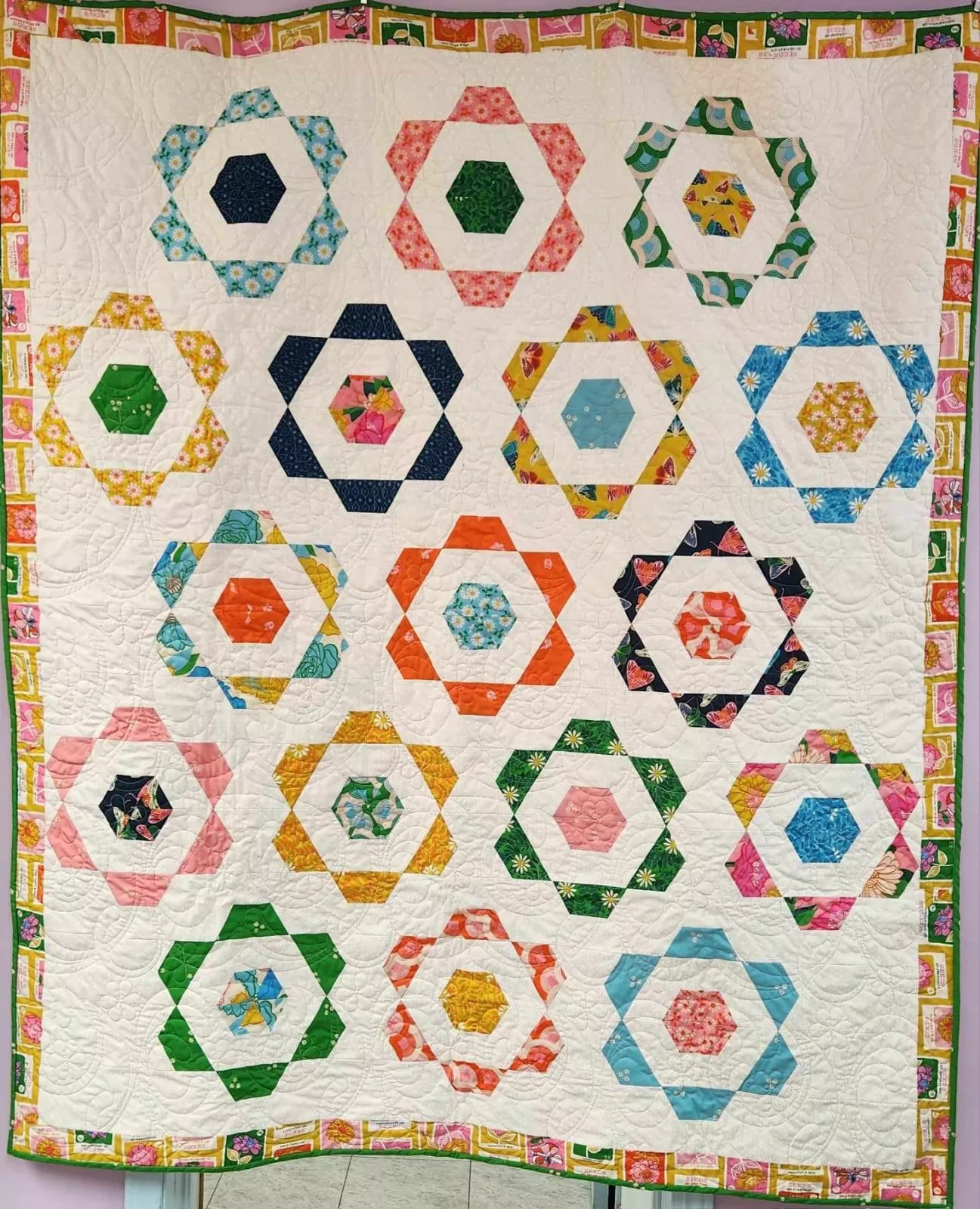 flowerland-quilt-kit Flowerland Quilt Kit